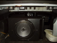 Установка Сабвуфер Lightning Audio S4.12.4 box в Chevrolet AVEO