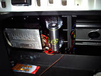 Установка Усилитель мощности Lightning Audio B4.250.2 в Chevrolet AVEO