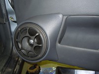 Установка Фронтальная акустика Morel Maximo 6 в Chevrolet Lanos