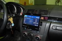 Установка Автомагнитола Pioneer AVH-P5900DVD в Mazda 3