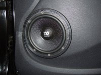 Установка Фронтальная акустика Morel Maximo 6 в Renault Logan