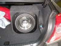 Установка Сабвуфер Infinity REF 1260W box в Toyota Avensis