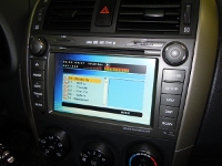 Установка Автомагнитола Phantom DVM-1733G HD (Toyota Corolla) в Toyota Corolla